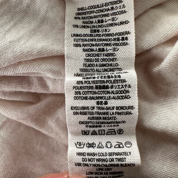 FREE PEOPLE Womens Dress Small Afternoon Delight Crochet Boho Chic Summer - Picture 6 of 10